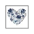 Picture of Blue Heart Hockey _GroupedProduct_Square_Mini_ _GroupedProduct_Square_Canvas_Framed_