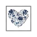 Picture of Blue Heart Hockey _GroupedProduct_Square_Mini_ _GroupedProduct_Square_Canvas_Framed_