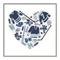Picture of Blue Heart Hockey _GroupedProduct_Square_Mini_ _GroupedProduct_Square_Canvas_Framed_