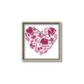 Picture of Pink Heart Hockey _GroupedProduct_Square_Mini_ _GroupedProduct_Square_Canvas_Framed_