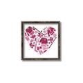 Picture of Pink Heart Hockey _GroupedProduct_Square_Mini_ _GroupedProduct_Square_Canvas_Framed_