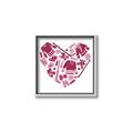 Picture of Pink Heart Hockey _GroupedProduct_Square_Mini_ _GroupedProduct_Square_Canvas_Framed_