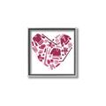 Picture of Pink Heart Hockey _GroupedProduct_Square_Mini_ _GroupedProduct_Square_Canvas_Framed_