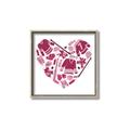 Picture of Pink Heart Hockey _GroupedProduct_Square_Mini_ _GroupedProduct_Square_Canvas_Framed_