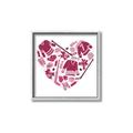 Picture of Pink Heart Hockey _GroupedProduct_Square_Mini_ _GroupedProduct_Square_Canvas_Framed_