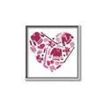 Picture of Pink Heart Hockey _GroupedProduct_Square_Mini_ _GroupedProduct_Square_Canvas_Framed_