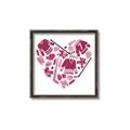 Picture of Pink Heart Hockey _GroupedProduct_Square_Mini_ _GroupedProduct_Square_Canvas_Framed_