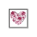 Picture of Pink Heart Hockey _GroupedProduct_Square_Mini_ _GroupedProduct_Square_Canvas_Framed_