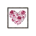 Picture of Pink Heart Hockey _GroupedProduct_Square_Mini_ _GroupedProduct_Square_Canvas_Framed_