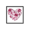 Picture of Pink Heart Hockey _GroupedProduct_Square_Mini_ _GroupedProduct_Square_Canvas_Framed_