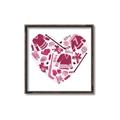 Picture of Pink Heart Hockey _GroupedProduct_Square_Mini_ _GroupedProduct_Square_Canvas_Framed_