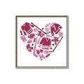 Picture of Pink Heart Hockey _GroupedProduct_Square_Mini_ _GroupedProduct_Square_Canvas_Framed_