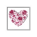 Picture of Pink Heart Hockey _GroupedProduct_Square_Mini_ _GroupedProduct_Square_Canvas_Framed_
