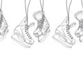 Picture of Hanging Skates _GroupedProduct_Square_Mini_ _GroupedProduct_Square_Unframed_Print_Only_