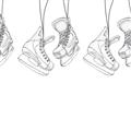 Picture of Hanging Skates _GroupedProduct_Square_Mini_ _GroupedProduct_Square_Unframed_Print_Only_