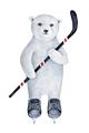 Picture of Hockey Polar Bear _GroupedProduct_Rectangle_Portrait_Mini_ _GroupedProduct_Rectangle_Portrait_Unframed_Print_Only_