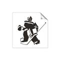 Picture of Goalie Silhouette _GroupedProduct_Square_Mini_ _GroupedProduct_Square_Unframed_Print_Only_