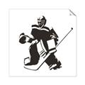Picture of Goalie Silhouette _GroupedProduct_Square_Mini_ _GroupedProduct_Square_Unframed_Print_Only_