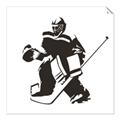 Picture of Goalie Silhouette _GroupedProduct_Square_Mini_ _GroupedProduct_Square_Unframed_Print_Only_
