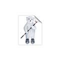 Picture of Hockey Polar Bear _GroupedProduct_Rectangle_Portrait_Mini_ _GroupedProduct_Rectangle_Portrait_Unframed_Print_Only_