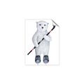 Picture of Hockey Polar Bear _GroupedProduct_Rectangle_Portrait_Mini_ _GroupedProduct_Rectangle_Portrait_Unframed_Print_Only_