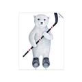 Picture of Hockey Polar Bear _GroupedProduct_Rectangle_Portrait_Mini_ _GroupedProduct_Rectangle_Portrait_Unframed_Print_Only_