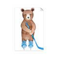 Picture of Hockey Bear _GroupedProduct_Rectangle_Portrait_Mini_ _GroupedProduct_Rectangle_Portrait_Unframed_Print_Only_