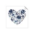Picture of Blue Heart Hockey _GroupedProduct_Square_Mini_ _GroupedProduct_Square_Unframed_Print_Only_