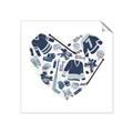 Picture of Blue Heart Hockey _GroupedProduct_Square_Mini_ _GroupedProduct_Square_Unframed_Print_Only_