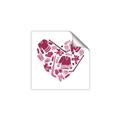 Picture of Pink Heart Hockey _GroupedProduct_Square_Mini_ _GroupedProduct_Square_Unframed_Print_Only_
