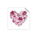 Picture of Pink Heart Hockey _GroupedProduct_Square_Mini_ _GroupedProduct_Square_Unframed_Print_Only_