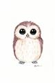 Picture of Baby Farm Owl _GroupedProduct_Rectangle_Portrait_Mini_ _GroupedProduct_Rectangle_Portrait_Unframed_Print_Only_