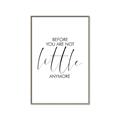 Picture of Before you're not little _GroupedProduct_Rectangle_Portrait_Mini_ _GroupedProduct_Rectangle_Portrait_Canvas_Framed_