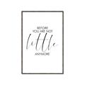 Picture of Before you're not little _GroupedProduct_Rectangle_Portrait_Mini_ _GroupedProduct_Rectangle_Portrait_Canvas_Framed_