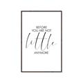 Picture of Before you're not little _GroupedProduct_Rectangle_Portrait_Mini_ _GroupedProduct_Rectangle_Portrait_Canvas_Framed_