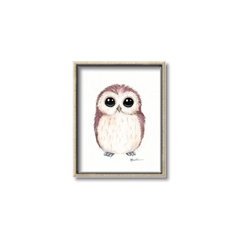 Picture of Baby Farm Owl _GroupedProduct_Rectangle_Portrait_Mini_ _GroupedProduct_Rectangle_Portrait_Canvas_Framed_