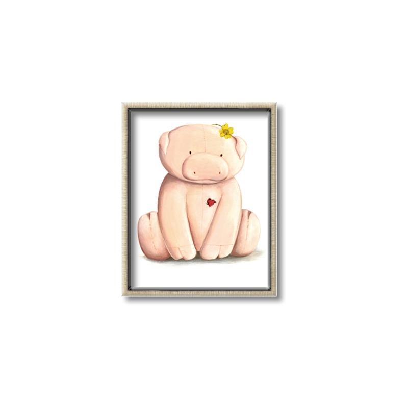 Picture of Cute Piggy _GroupedProduct_Rectangle_Portrait_Mini_ _GroupedProduct_Rectangle_Portrait_Canvas_Framed_
