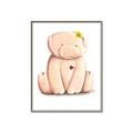 Picture of Cute Piggy _GroupedProduct_Rectangle_Portrait_Mini_ _GroupedProduct_Rectangle_Portrait_Canvas_Framed_