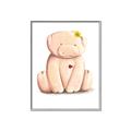 Picture of Cute Piggy _GroupedProduct_Rectangle_Portrait_Mini_ _GroupedProduct_Rectangle_Portrait_Canvas_Framed_
