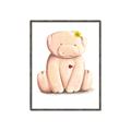 Picture of Cute Piggy _GroupedProduct_Rectangle_Portrait_Mini_ _GroupedProduct_Rectangle_Portrait_Canvas_Framed_
