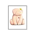 Picture of Cute Piggy _GroupedProduct_Rectangle_Portrait_Mini_ _GroupedProduct_Rectangle_Portrait_Canvas_Framed_