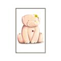 Picture of Cute Piggy _GroupedProduct_Rectangle_Portrait_Mini_ _GroupedProduct_Rectangle_Portrait_Canvas_Framed_