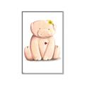 Picture of Cute Piggy _GroupedProduct_Rectangle_Portrait_Mini_ _GroupedProduct_Rectangle_Portrait_Canvas_Framed_
