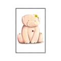 Picture of Cute Piggy _GroupedProduct_Rectangle_Portrait_Mini_ _GroupedProduct_Rectangle_Portrait_Canvas_Framed_