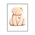 Picture of Cute Piggy _GroupedProduct_Rectangle_Portrait_Mini_ _GroupedProduct_Rectangle_Portrait_Canvas_Framed_