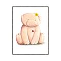 Picture of Cute Piggy _GroupedProduct_Rectangle_Portrait_Mini_ _GroupedProduct_Rectangle_Portrait_Canvas_Framed_