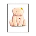 Picture of Cute Piggy _GroupedProduct_Rectangle_Portrait_Mini_ _GroupedProduct_Rectangle_Portrait_Canvas_Framed_