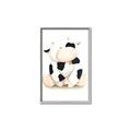 Picture of Cute Cow _GroupedProduct_Rectangle_Portrait_Mini_ _GroupedProduct_Rectangle_Portrait_Canvas_Framed_