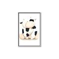 Picture of Cute Cow _GroupedProduct_Rectangle_Portrait_Mini_ _GroupedProduct_Rectangle_Portrait_Canvas_Framed_