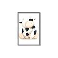Picture of Cute Cow _GroupedProduct_Rectangle_Portrait_Mini_ _GroupedProduct_Rectangle_Portrait_Canvas_Framed_